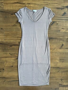 See You Monday Short-Sleeve Scoop Neck Dress